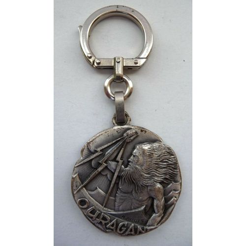 Ensemble Coupelle + 3 Porte-Clés En Argent Tcd Ouragan
