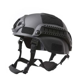 Casque Airsoft Noir Taille Ajustable