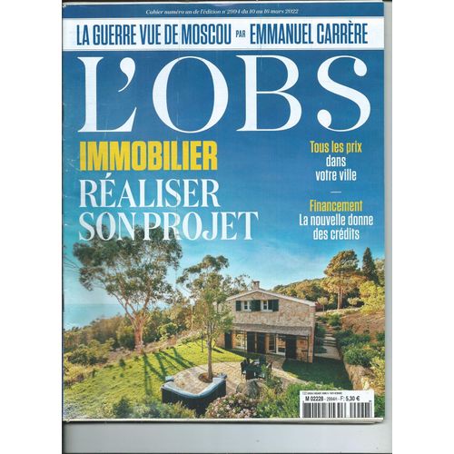Le Nouvel Observateur 10/03/2022 A La Recherche De Chagall Perdu, Laure Calamy, Les Papooz, The Divine Comedy, Herzog & Onoda, Jérôme Leroy, Mr Oizo, Pierre De Maere, Johnny Marr, Tommy Dorfman