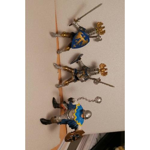 Papo Medieval Et Fantastiques Maîtres D'armes Cimier - Lot De 3 Figurines