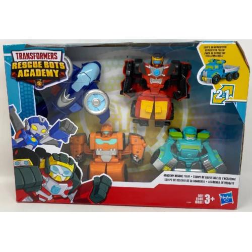 Hasbro Rescue Bots Academy Transformers Académie De Sauvetages 4 Robots 2 E 1