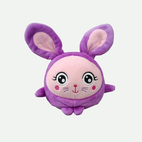 Doudou. Peluche Lapin Violet Becky. Squiqhimals. Gipsy