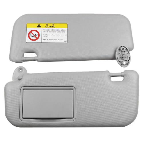 Pare-Soleil De Voiture Pour 2014 2015 2016 2017 74320-02b21 74310-02k91 Avec Miroir Auto Accessoires Gris