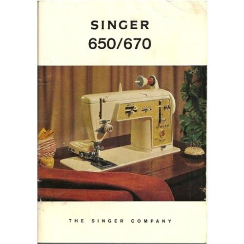 Singer - Golden Panoramic 650G - Notice Documentation (FR)