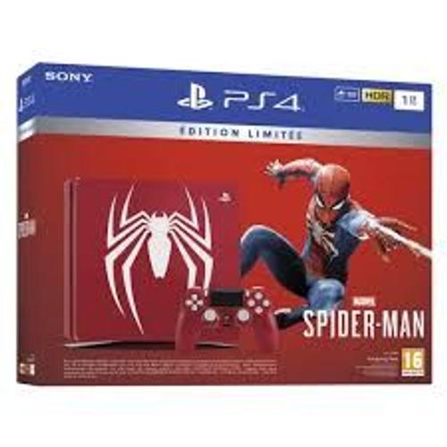 Ps4 Slim 1 To Edition Limited Spiderman