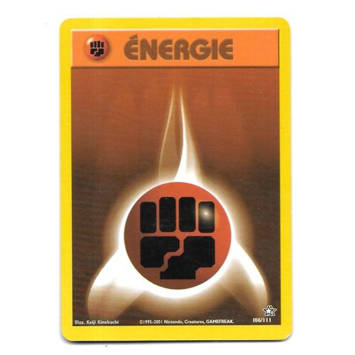 Carte Pokémon Energie Combat 106/111 - Neo Genesis Wizards (Vf)