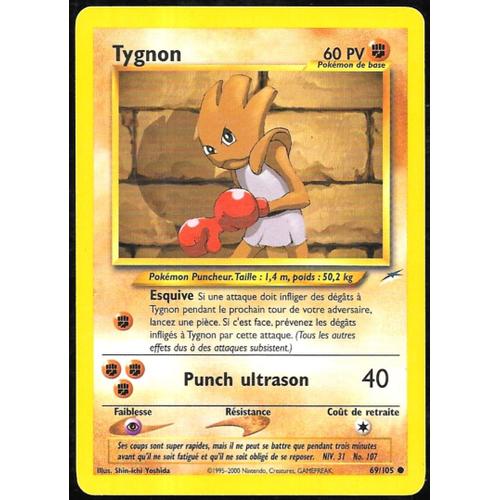 Carte Pokémon Tygnon 69/105 - Neo Destiny Wizards (Vf)