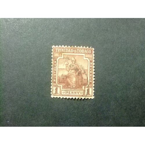 51 Trinidad Tobago Colonia Britanica 1921 / Britannia / Yvert 103 Fu