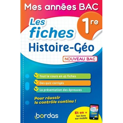 Les Fiches Histoire-Géo 1re