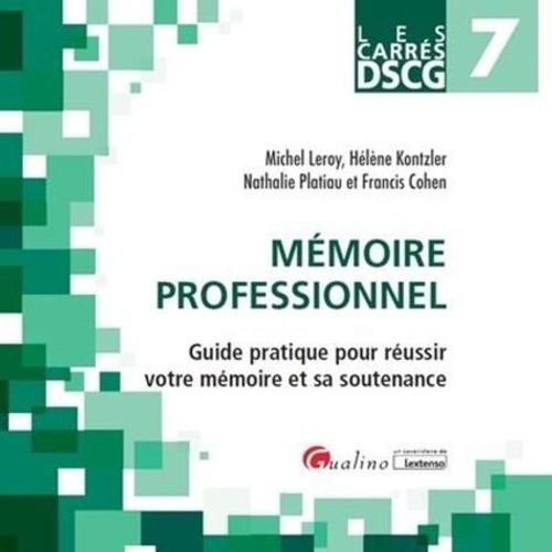 Mémoire Professionnel Dscg 7