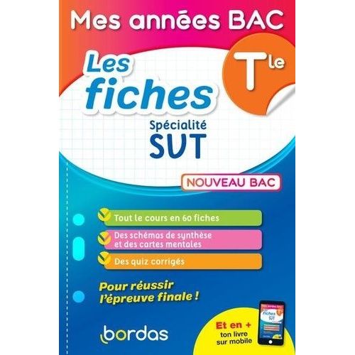 Les Fiches Spécialité Svt Tle