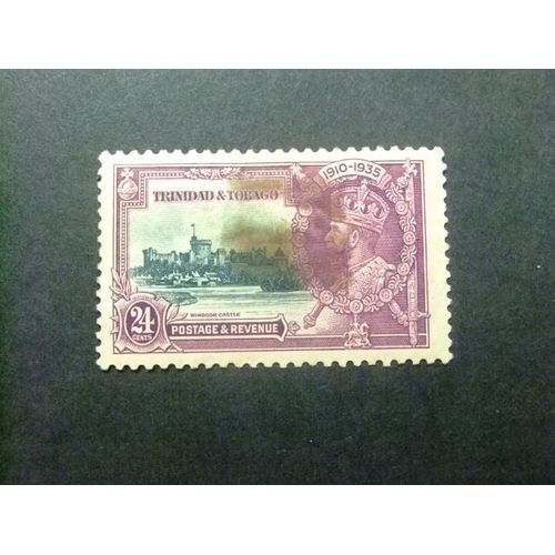 51 Trinidad, Tobago, Colonie Britannique 1935 / Jubilé De George V / Yvert 134 Mh, Défaut