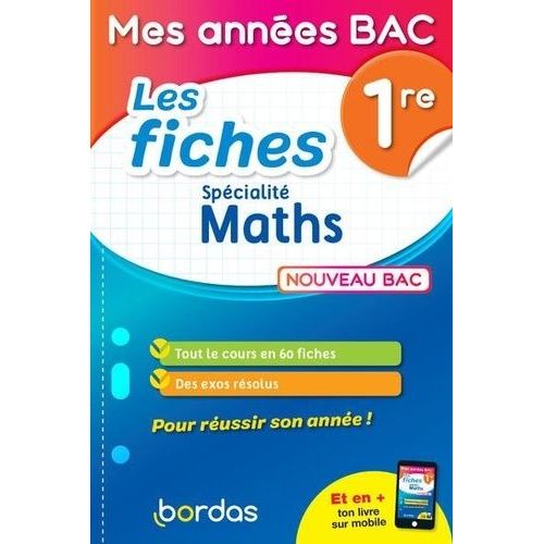 Spécialité Maths 1re - Les Fiches