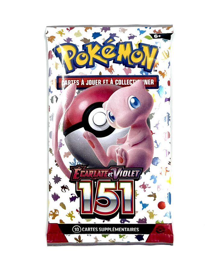 Booster Pokemon français scellé 151 Ecarlate et Violet 3.5 + Sleeve booster