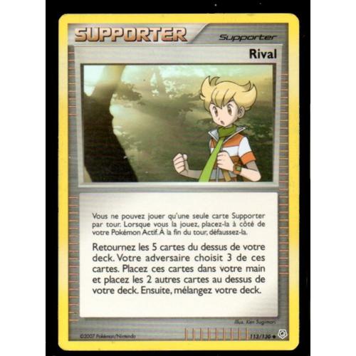 Carte Pokemon Supporter Rival / Édition Diamant Et Perle / N°113/130