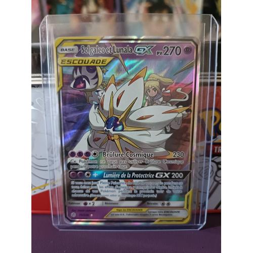 Carte Pokémon Solgaleo Et Lunala Gx 75/236 Super Rare Fr Near Mint