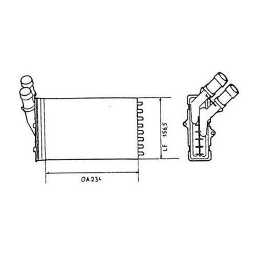 Radiateur De Chauffage - Peugeot 306 Cabriolet 1.8