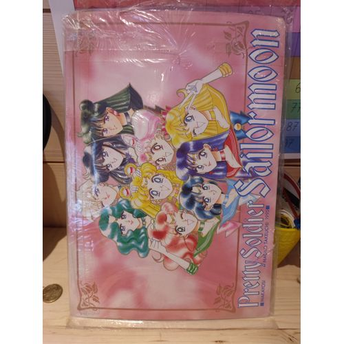 Shitajiki / Grande Carte Plastifiée Et Cartonnée Sur La Série Sailormoon Des Années 1990, Produit Derivé Officiel Japonais.