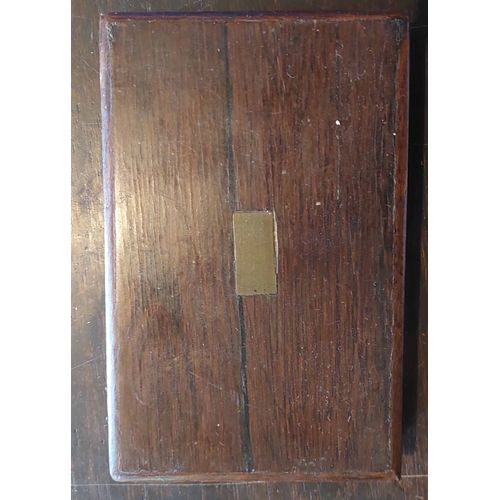 Ancienne Boite De Compas Sur Velours Bleu / Metal Cuivre / Tres Belle Avec Second Compartiment Pour Rapporteurs...