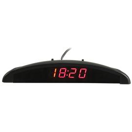 Noir - Mini horloge de tableau de bord pour voiture, 1 pièce