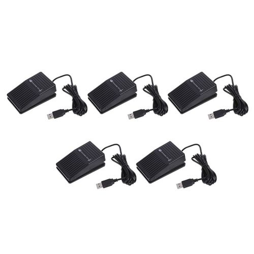 5X USB Interrupteur A Pedale de Controle D'Une Touche Du Clavier pour Les Jeux Informatiques