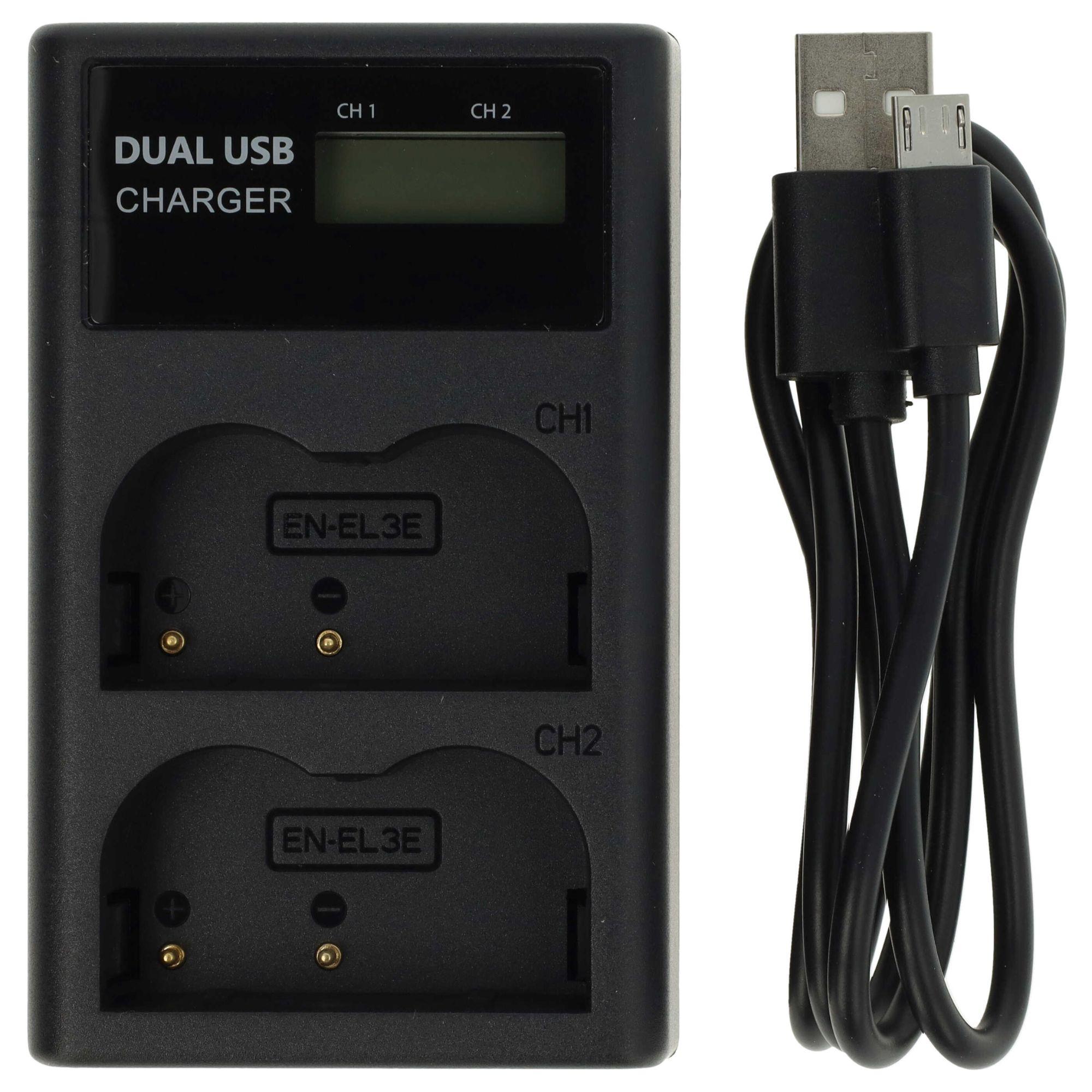 Vhbw - vhbw Chargeur de batterie double USB compatible avec GoPro