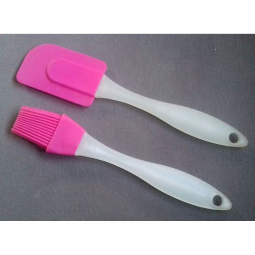 Set Spatule Et Pinceau En Silicone Alimentaire 23 Cm