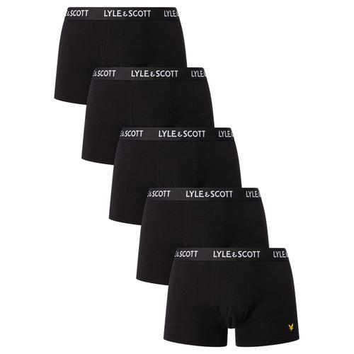 Lyle & Scott Lot De 5 Boxers Miller, Noir