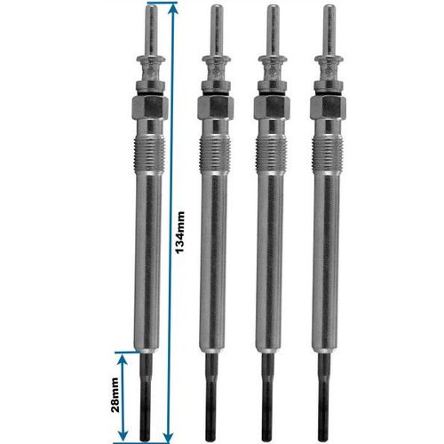 Lot De 4 Bougies De Préchauffage - Bmw X5 (F15, F85) Xdrive 40 D 12/2013>07/2018