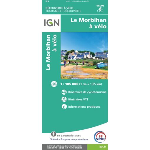 Vel5 Morbihan A Velo - 1:105 000