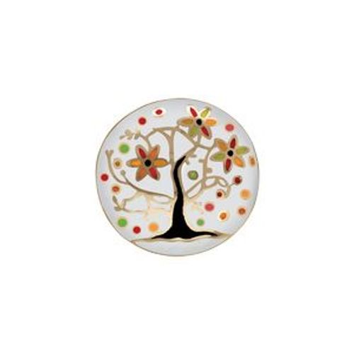Bague Acier Doré Stella Mia Arbre De Vie Résine