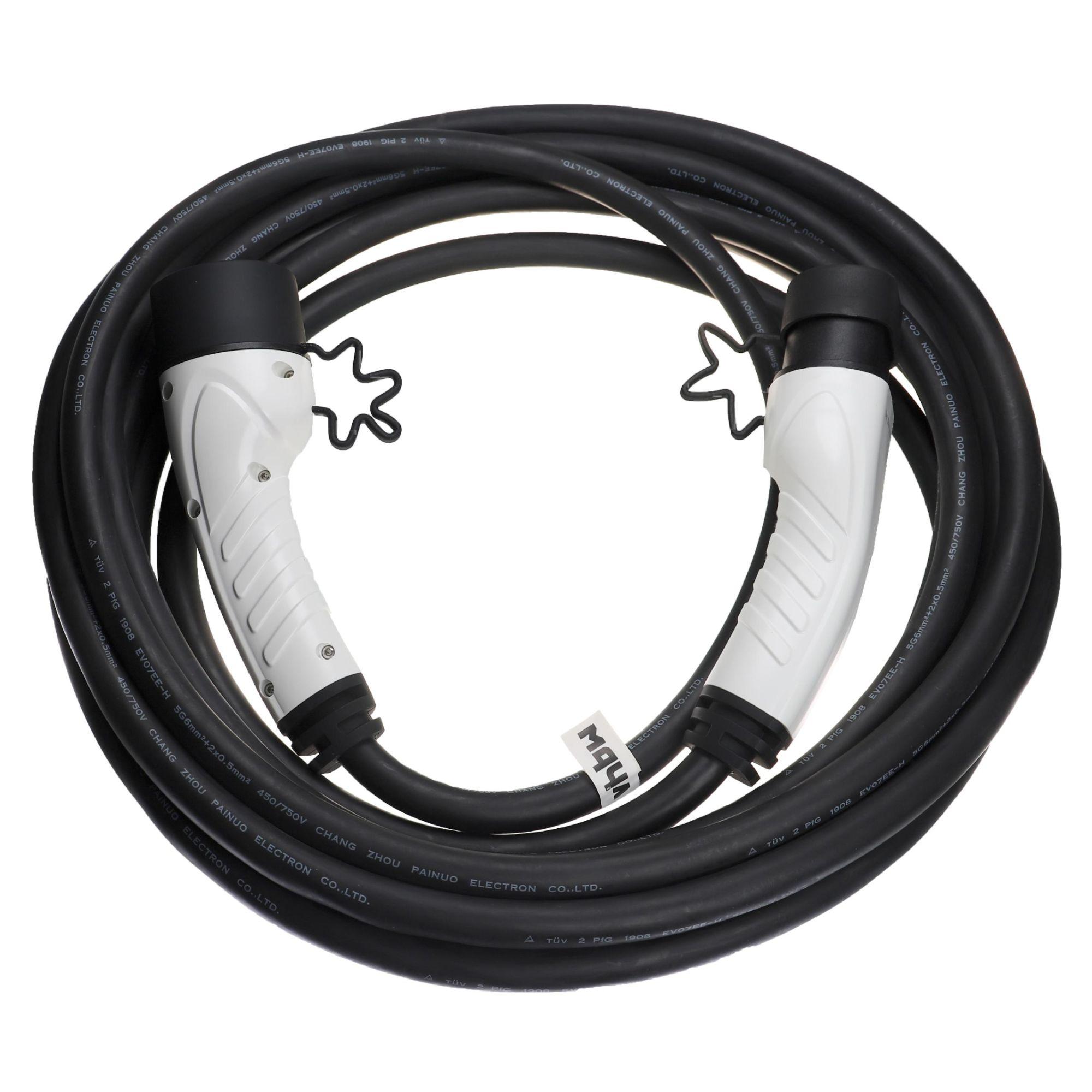 vhbw Câble de recharge type 2 vers type 2 compatible avec Renault