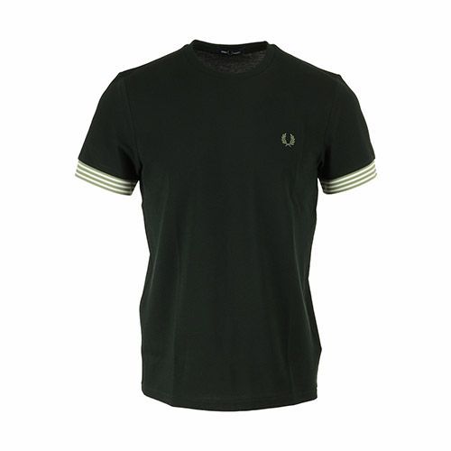 Fred Perry Striped Cuff T-Shirt