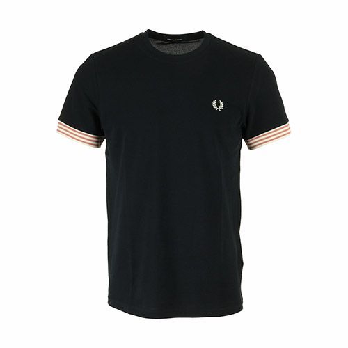 Fred Perry Striped Cuff T-Shirt