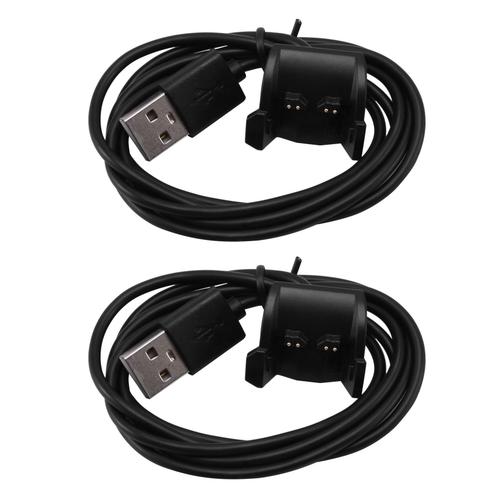 2X Chargeur pour Vivosmart , Cordon de Cable de Charge de Remplacement pour Vivosmart / Vivosmart + (Noir)