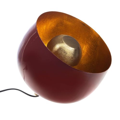 Lampe De Table Samuel Rouge 28 Cm