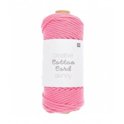 Creative Cotton Cord Skinny - Rico Design 3 Rose