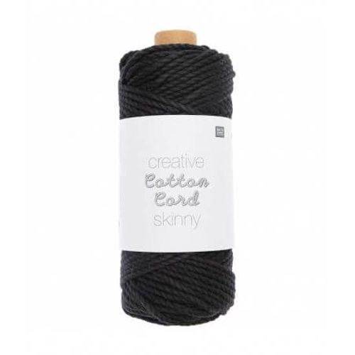 Creative Cotton Cord Skinny - Rico Design 6 Noir