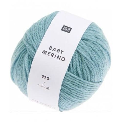 Pelote De Laine Baby Merino - 25gr - Rico Design 12 Bleu