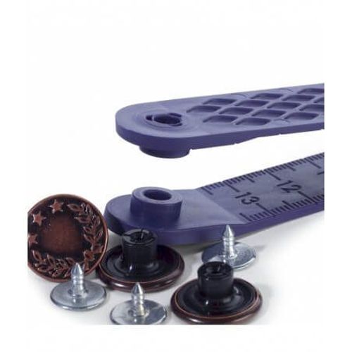 Boutons Jean À River Sans Couture Couronne De Laurier 17mm - Prym Marron