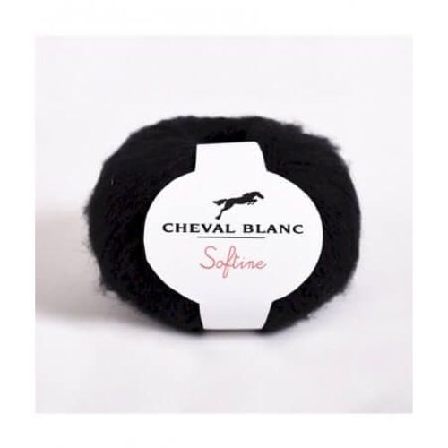 Fil À Tricoter Softine - Cheval Blanc Noir (012 - Noir)