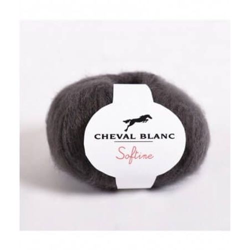 Fil À Tricoter Softine - Cheval Blanc Gris (306 - Cendre)