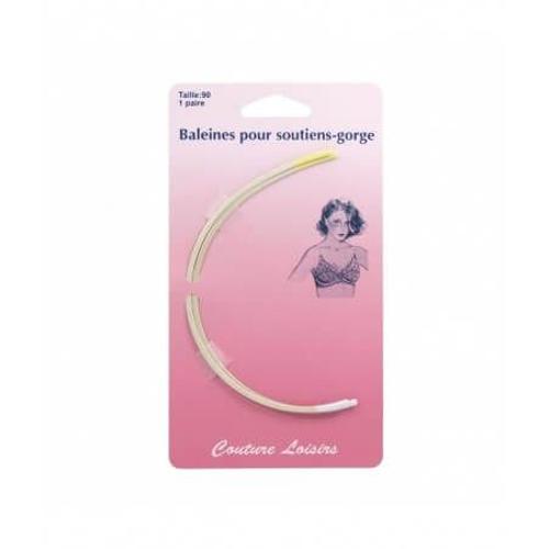 Baleines Pour Soutiens-Gorge X 2 Taille 90 - Distrifil Rose