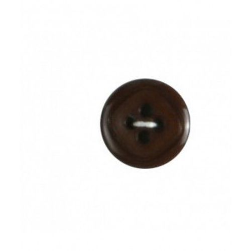 Boutons Rebord Marron 15 Mm X 5 - Distrifil Marron