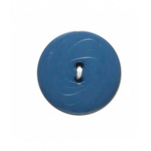 Boutons Stries Bleu 23 Mm X 3 - Distrifil Bleu