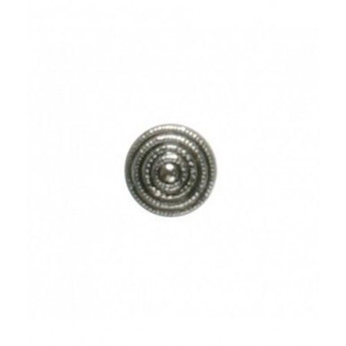Boutons Spirale Argentée 11 Mm X 6 - Distrifil Argent