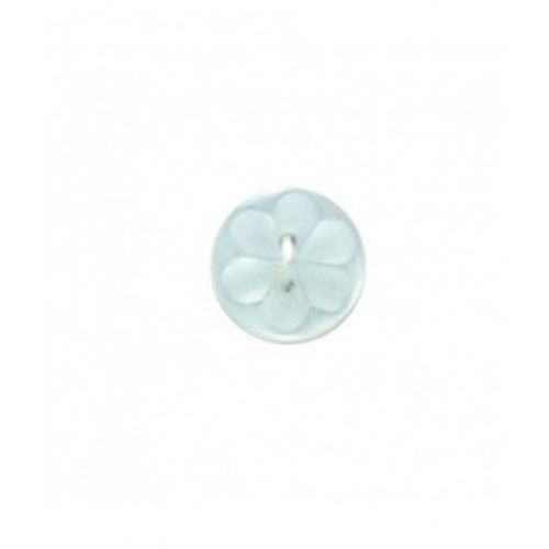 Boutons Fleur Bleu Clair 11 Mm X 7 - Distrifil Bleu