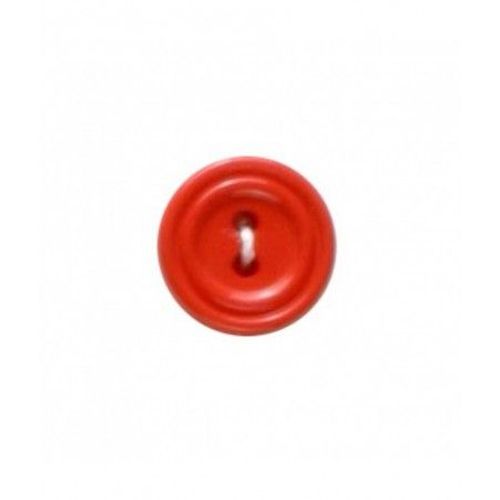 Boutons Ourlés Rouge 15 Mm X 5 - Distrifil Rouge