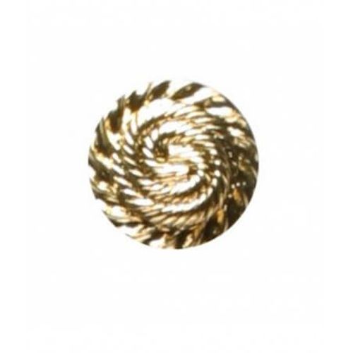 Boutons Spirale Doré 20 Mm X 3 - Distrifil Or
