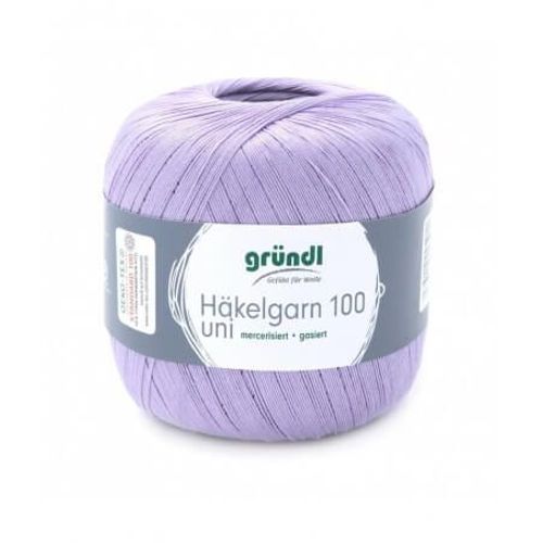 Hakelgarn 100 Fil Coton À Crocheter - Grundl - Certifié Oeko-Tex 126 Violet